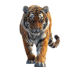 Obraz premium 3d illustration of tiger animal portrait, generative ai