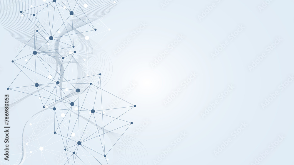 Poster global network connection. global business. social network communication. internet technology. illus