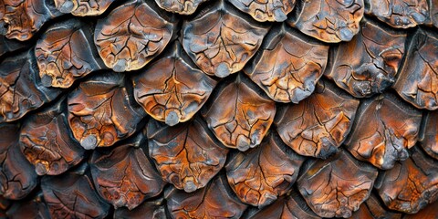 Close-up of Pine Cone Texture