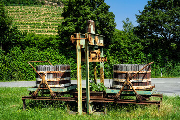 Historische Obst- und Weinpressen in Neipperg