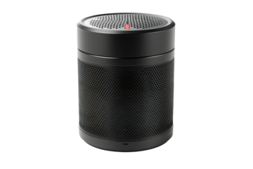 Black Speaker on White Background. On a Clear PNG or White Background.
