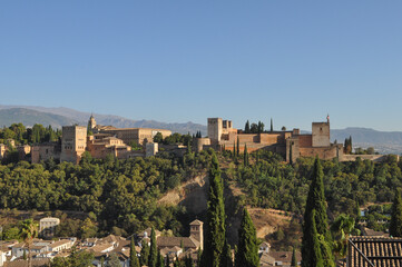 Fototapeta na wymiar Alhambra palace in Granada