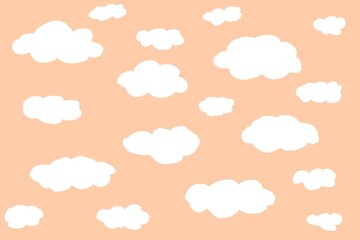 the weather is sunny and it's cloudy and it's orange