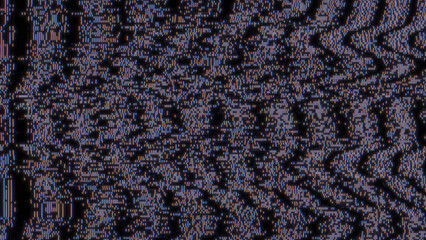 Glitch noise static television VFX. Visual video effects stripes background, CRT tv screen no signal glitch effect - 766985653