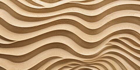Organic Texture Wavy Sand Patterns