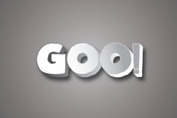 Goo 3d editable text effect