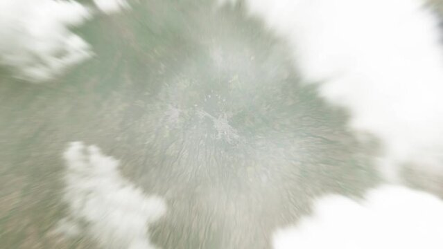 Earth zoom in from space to Jinotepe, Nicaragua. Followed by zoom out through clouds and atmosphere into space. Satellite view. Travel intro. Images from NASA