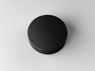 Black Round Object on White Surface