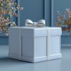 White Box With Bow