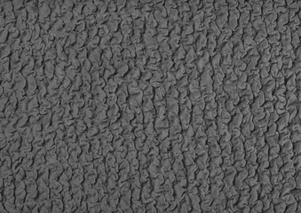Black and white cloth pattern close view, textile material background