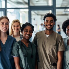 Obraz premium Group of Doctors Standing Together