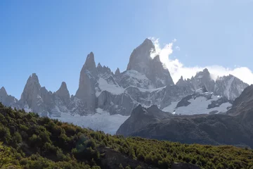 Crédence de cuisine en verre imprimé Fitz Roy  Fitz Roy mountain in Patagonia, Argentina