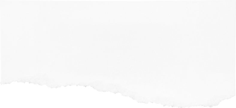 White Torn Ripped Paper Piece, Graphic Element