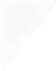 White Torn Ripped Paper Piece, Graphic Element