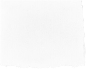 White Torn Ripped Paper Piece, Graphic Element