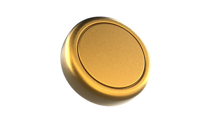 gold Coin 3d render illustration for business money investment concept