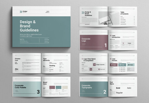 Design and Brand Guidelines Template Landscape