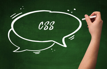 Hand drawing abbreviation