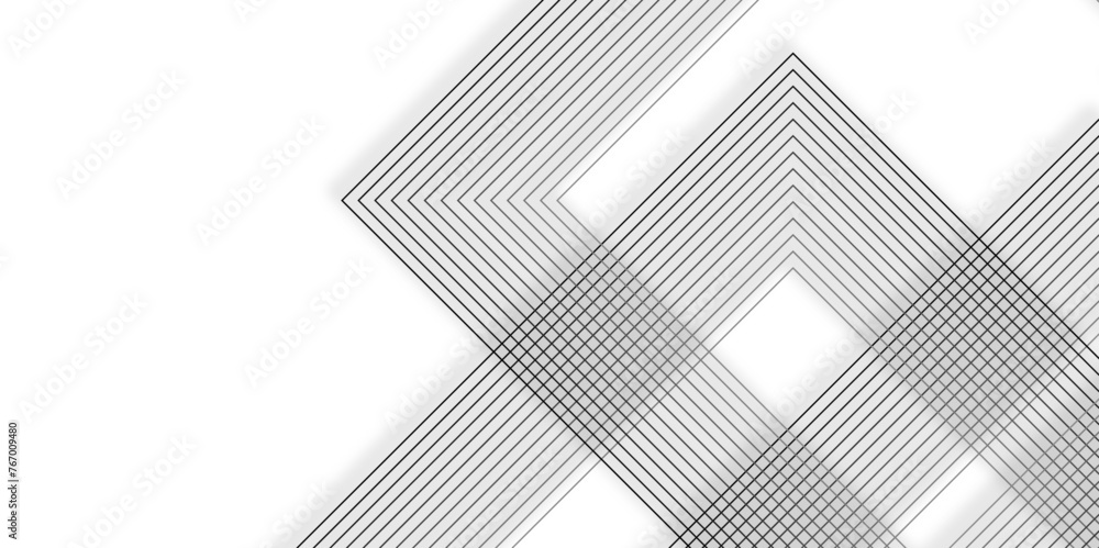 Poster simple white geometric shapes and lines stripes abstract presentation background. geometric design w