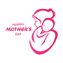 Mother's Day. World Mohers Day. Mothers Day Vector Design. EPS10