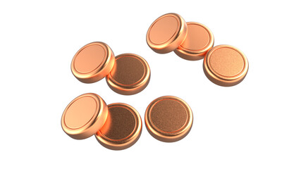 gold Coin 3d render illustration for business money investment concept