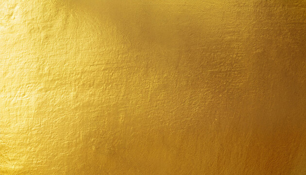 Gold background or texture and Gradients shadow of wall abstract for photo