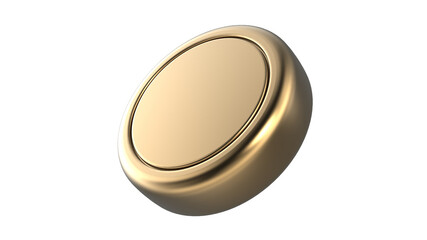 gold Coin 3d render illustration for business money investment concept