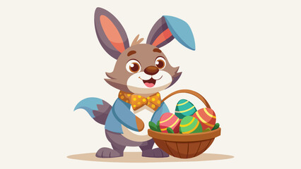 easter-rabbit-character-with-big-chocolate-basket