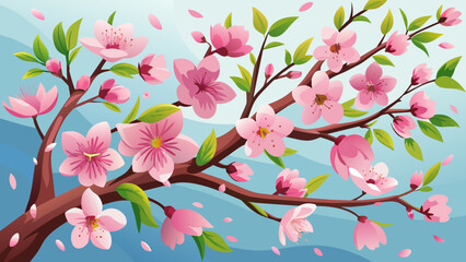 realistic-cherry-blossom-background-vector-illustration 