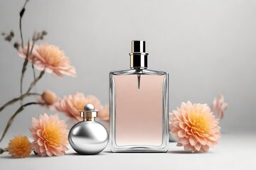 unique  perfume bottle mockup  HD .
