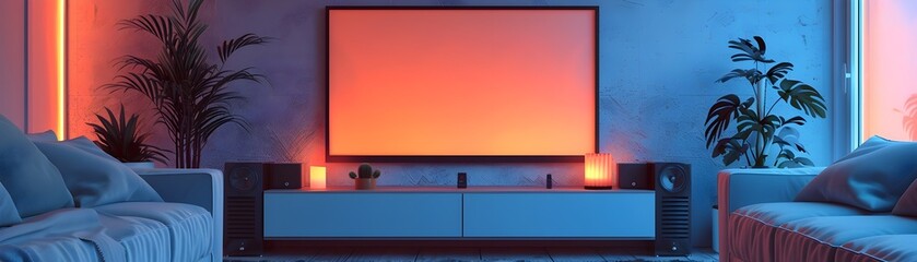 Setting up a Cozy and Vibrant Home Cinema for a Memorable Family Movie Marathon