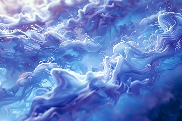 carbon dioxide dream blue - obrazy, fototapety, plakaty