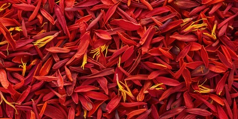 Fototapeta premium Organic Saffron Threads Close-up View