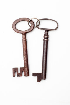 Rustic Metal Keys. Antique Lock Openers