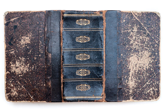 Antique Book with Textured Cover