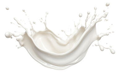 Splash of milk or cream, cut out