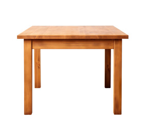 Wooden table, cut out