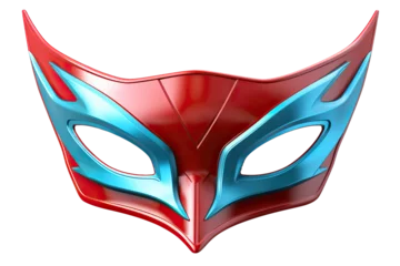 Wandcirkels aluminium Superhero mask, cut out © Yeti Studio