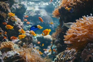 Naklejka na ściany i meble Coral Reef Diversity