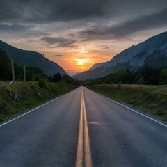 road in the mountains