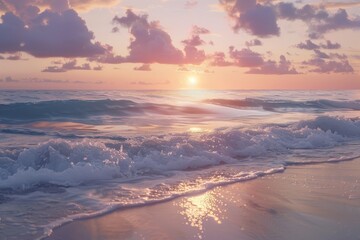 Beach Sunset Serenity