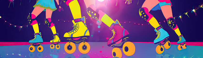 Roller Skating Rink Rave: Twirls, Spins, and Roller Disco Fun