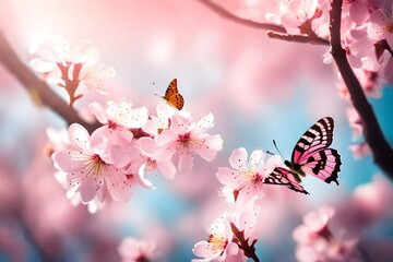 blossom and butterflies