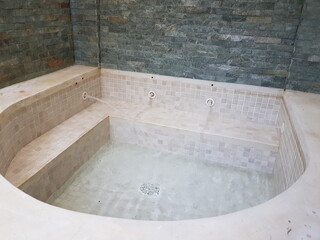 bath tub in the bathroom