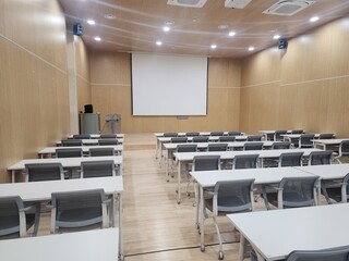 conference room with chairs