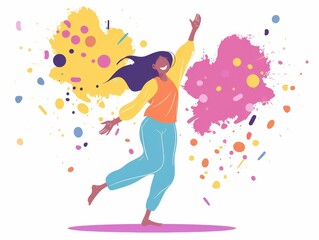 Festival of Colors: Vibrant Hindu Celebration Generative AI
