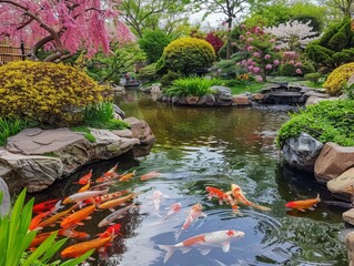 Spring in Japanese Garden