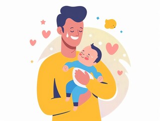 Tears of Joy: Parent's First Glimpse of Their Newborn Generative AI