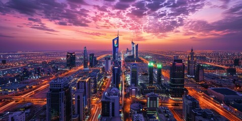 Riyadh Financial Twilight