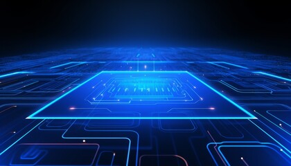 Obraz premium Futuristic technology concept background